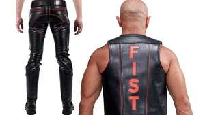 Let's dress in leather for the next fisting session